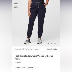 FIGS NAVY High waisted scrub bottoms